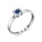 *Кольцо р.17 Сапфир цв Белое арт. 13395-202-182 (вес 1,82 г) - фото 117599
