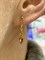 *Серьги Микс Желтый и Оранжевый Сапфир цв Лимонное арт. 925с-182 (вес 2,88 г) - фото 134524 *Серьги Микс Желтый и Оранжевый Сапфир цв Лимонное арт. 925с-182 (вес 2,88 г) - фото 134524