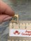 *Серьги Белый Фианит Красная позолота арт. 02-2631/00КЦ-60-532 вес 5,66 г - фото 144947