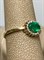 *Кольцо р.18,5 Изумруд цв Лимонное арт 1-104-810-01-074 вес 2,08 г - фото 159415