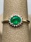 *Кольцо р.18,5 Изумруд цв Лимонное арт 1-104-810-01-074 вес 2,08 г - фото 159417