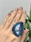*Кольцо р.18,5 Хризоколла Африка Абстракция арт. 1-1600-185-088 Вес 19 г - фото 207203