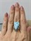 *Кольцо р.18 Ларимар Доминикана  АРТ 4367-1 ВЕС 5,6 Г - фото 207427 *Кольцо р.18 Ларимар Доминикана  АРТ 4367-1 ВЕС 5,6 Г - фото 207427