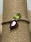 *Кольцо р.18,5 Микс Родолит Хризолит арт. 1095к-201 (вес 1,14 г) - фото 221059
