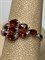 *Кольцо р.18,5 пл Кварц Гранат арт. 1-1092р-104-553 Вес 1,81 г - фото 223519