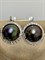 *Серьги Черный Жемчуг д.11-11,5мм арт. 2.0812.0.b-831 Вес 6,68 г - фото 247009