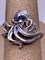 *Кольцо р.19 Осьминог Эмаль арт. 01-5486-00-000-0200-68-753 вес 4,51 г - фото 247558