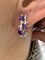 *Серьги Аметист арт. SM-E00741-X-W-Pur-X-W-345 вес 4,57 г - фото 254735 *Серьги Аметист арт. SM-E00741-X-W-Pur-X-W-345 вес 4,57 г - фото 254735