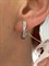 *Серьги арт. SR-E01556-X-W-X-X-X-226 вес 3,4 г - фото 267364