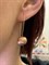 *Серьги Петли Шары цв Красное арт. 02-3553-00-000-1110-01-675 вес 3,36 г - фото 268576