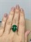 *Кольцо р.17 Зеленый Агат Оникс арт. AS-R00609-X-W-Gg-X-W-074 вес 3,65 г - фото 269888