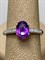 *Кольцо р.18 Аметист арт. AS-R06989-X-W-AM-X-W-394 вес 2,8 г - фото 271037