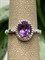 *Кольцо р.17,5 Аметист арт. 01-1961/00АМ-00-796 Вес 3,09 г - фото 284919