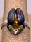 Кольцо Жук р.18,5 Золотистый Янтарь арт. 25030400095-095 Вес 5,55 г - фото 297241