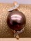 *Кольцо р.18 Шоколадный Жемчуг д.9-9,5 цв Красное арт. 1.0946.0.b-705 Вес 2,2 г - фото 301436