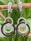 *Серьги Фианит Микс Микро Вставки арт. 4852R60015Wer-337 Вес 4,9 г - фото 301990