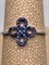 *Кольцо р.16,5 Синий Фианит арт. SW-R05315-X-W-X-X-BL-252 вес 1,1 г - фото 320318 *Кольцо р.16,5 Синий Фианит арт. SW-R05315-X-W-X-X-BL-252 вес 1,1 г - фото 320318