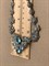 *Колье р.50 Микс Марказит Голубой Топаз арт. NE509-271 вес 62,66 г - фото 332254