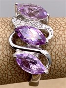 *КОЛЬЦО р.17 Аметист арт. R00301-589, (вес 4,33 г)
